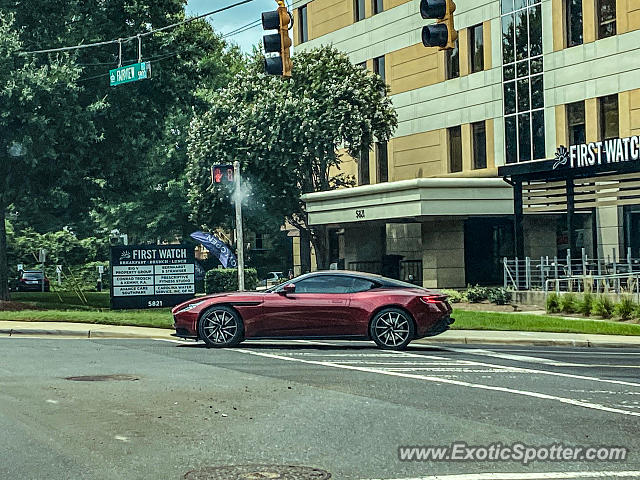 Aston Martin DB11 spotted in Charlotte, North Carolina