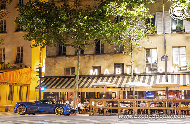 Pagani Huayra spotted in Paris, France