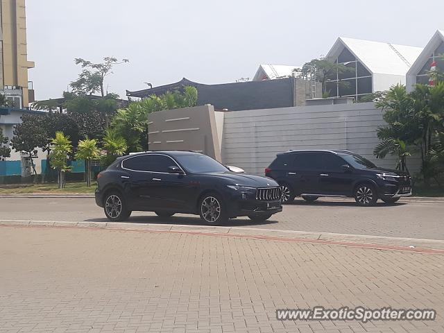 Maserati Levante spotted in Jakarta, Indonesia
