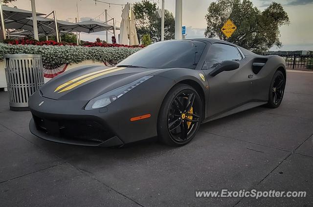 Ferrari 488 GTB spotted in Wayzata, Minnesota