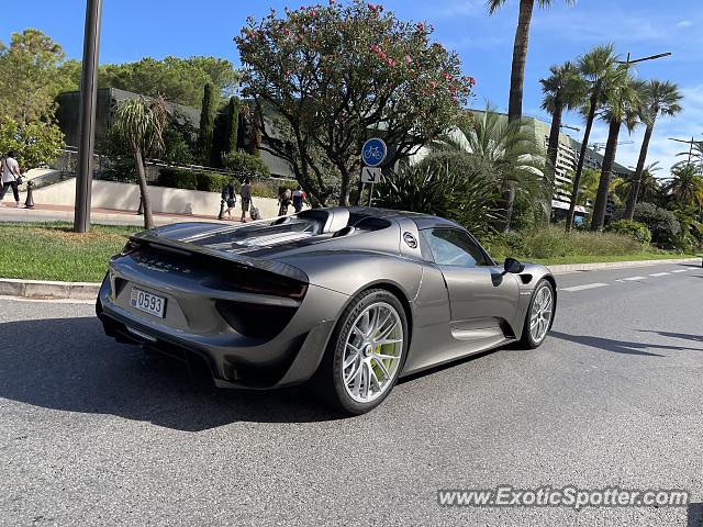 Porsche 918 Spyder spotted in Monte-Carlo, Monaco