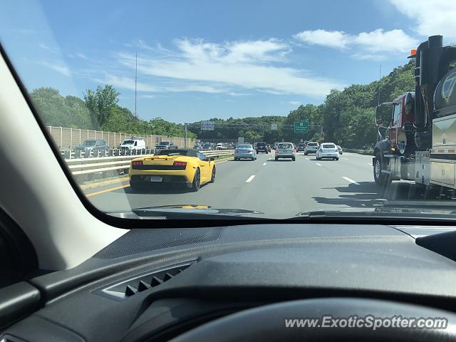Lamborghini Gallardo spotted in Wellesley, Massachusetts
