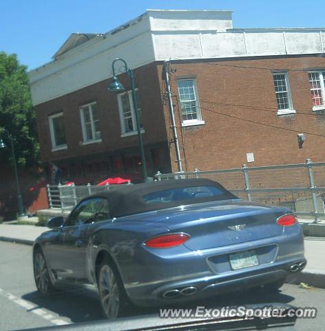 Bentley Continental spotted in Windsor, Vermont