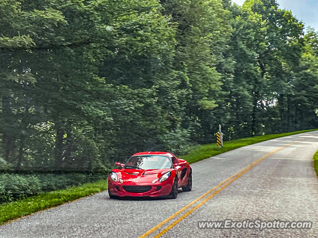 Lotus Elise spotted in Pisgah Forest, North Carolina