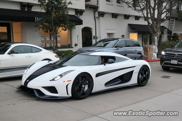 Koenigsegg Regera spotted in Monterey, United States