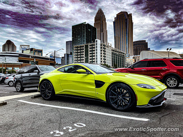 Aston Martin Vantage spotted in Charlotte, North Carolina