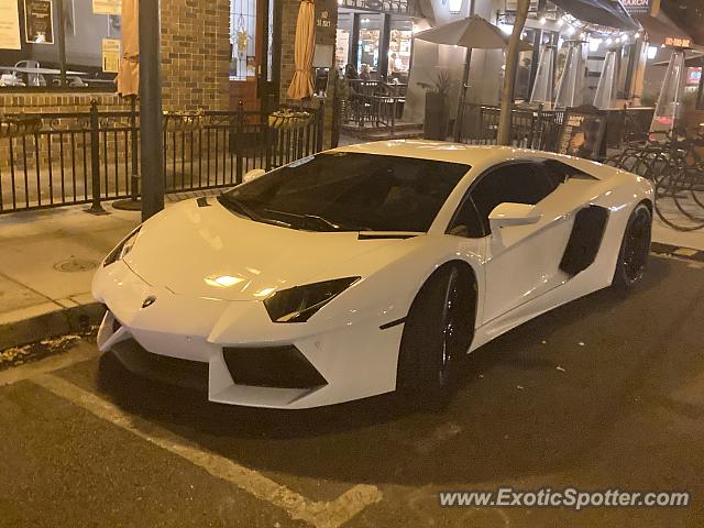 Lamborghini Aventador spotted in Pleasanton, California