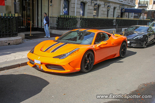 Ferrari 458 Italia spotted in Paris, France