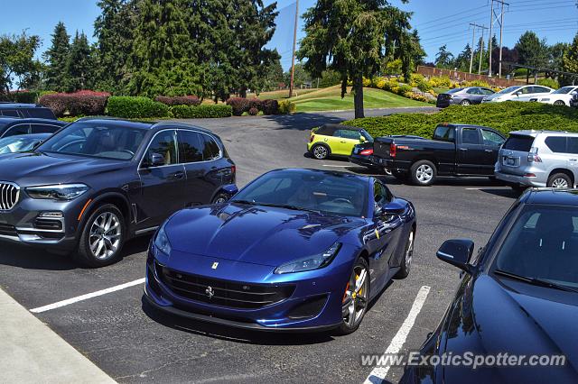 Ferrari California spotted in Bellevue, Washington