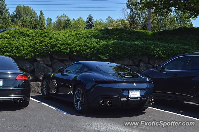 Ferrari Roma spotted in Bellevue, Washington