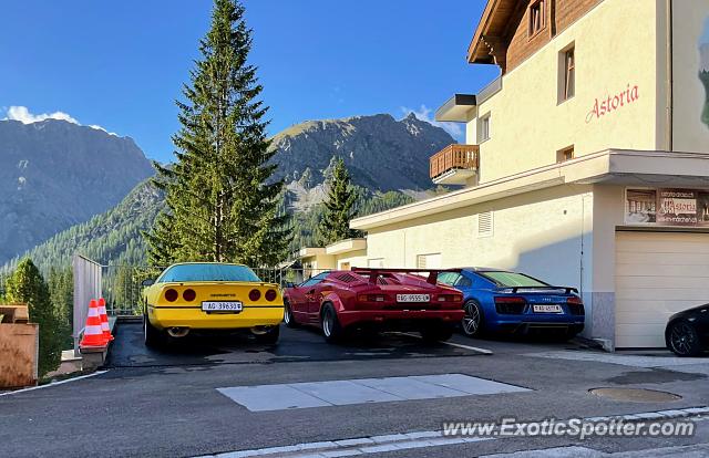 Lamborghini Countach spotted in Arosa, Switzerland