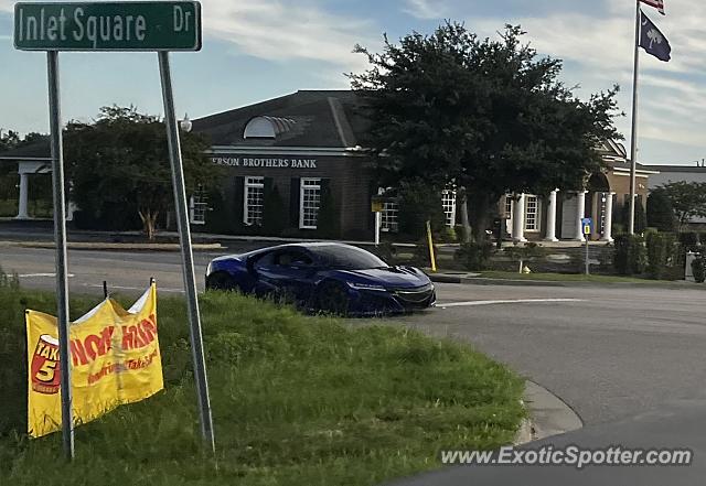 Acura NSX spotted in Myrtle beach, South Carolina