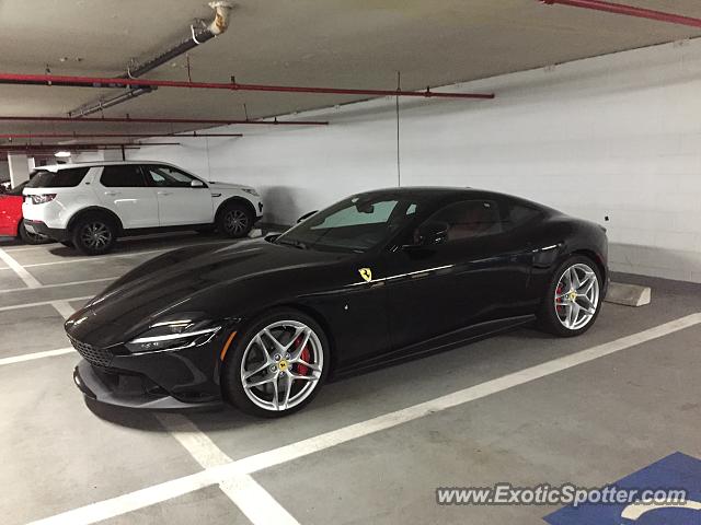 Ferrari Roma spotted in Boston, Massachusetts