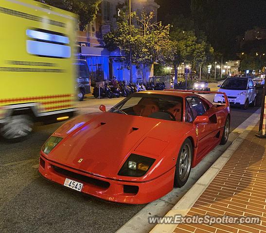 Ferrari F40 spotted in Monaco, Monaco