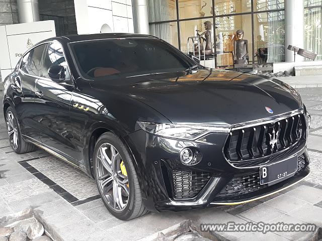 Maserati Levante spotted in Jakarta, Indonesia