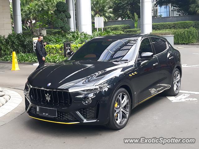 Maserati Levante spotted in Jakarta, Indonesia