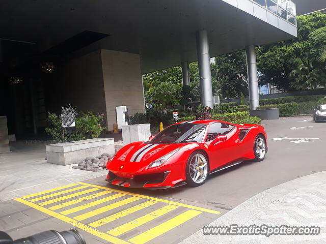 Ferrari 488 GTB spotted in Jakarta, Indonesia