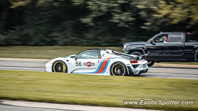 Porsche 918 Spyder spotted in Detroit, Michigan
