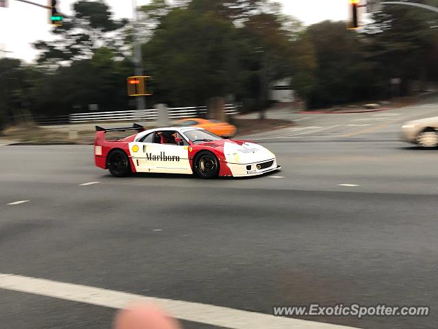 Ferrari F40 spotted in Carmel, California