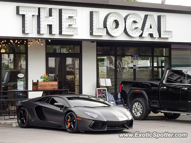 Lamborghini Aventador spotted in Jacksonville, Florida