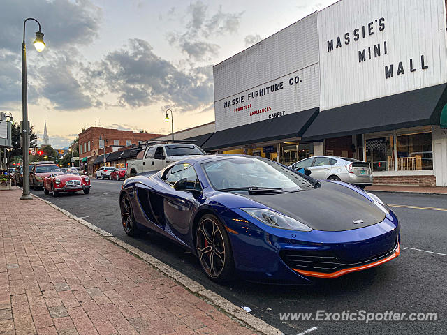 Mclaren MP4-12C spotted in Waynesville, North Carolina