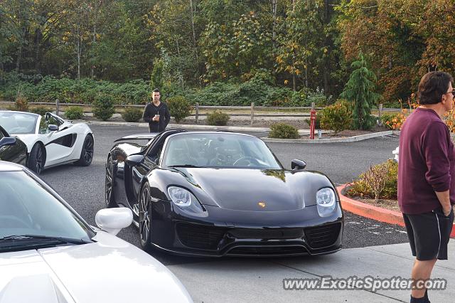 Porsche 918 Spyder spotted in Bothell, Washington