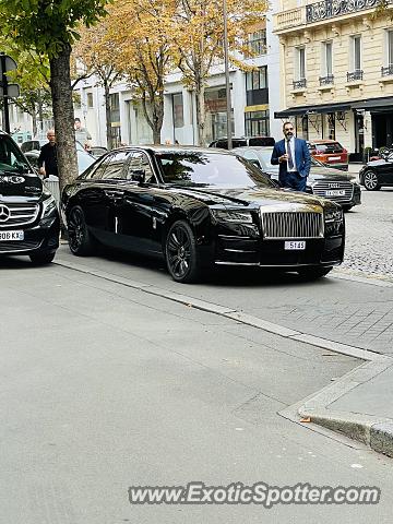 Rolls-Royce Ghost spotted in Paris, France