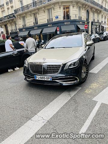 Mercedes Maybach spotted in Paris, France