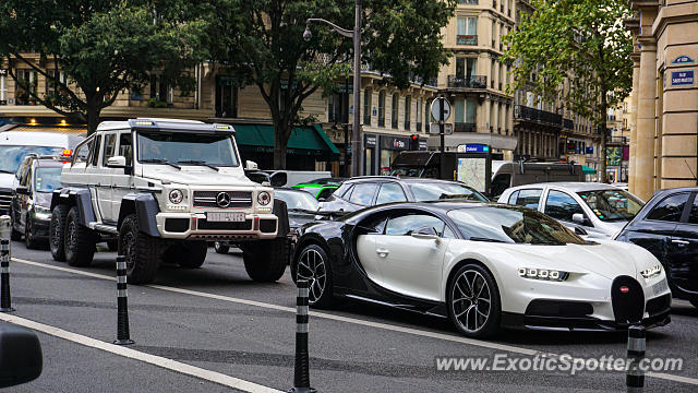 Bugatti Chiron spotted in Paris, France