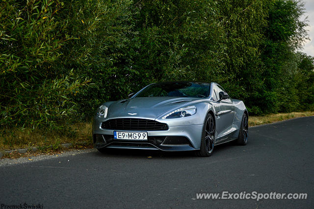 Aston Martin Vanquish spotted in Zagan, Poland