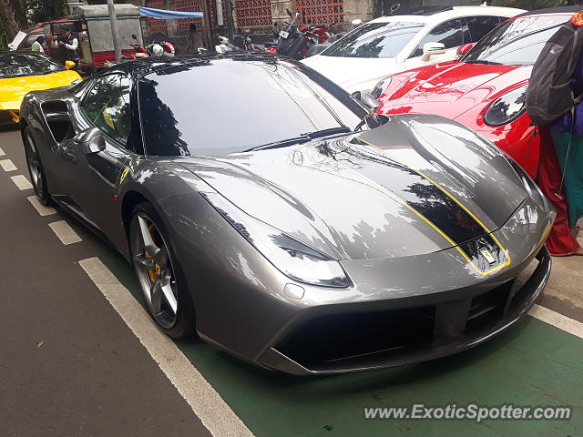 Ferrari 488 GTB spotted in Jakarta, Indonesia