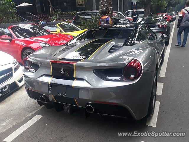 Ferrari 488 GTB spotted in Jakarta, Indonesia