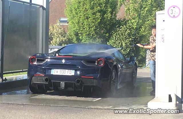 Ferrari 488 GTB spotted in Annecy, France