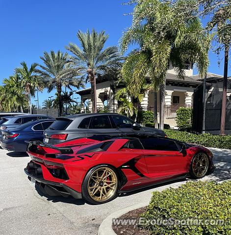 Lamborghini Aventador spotted in Delray Beach, Florida
