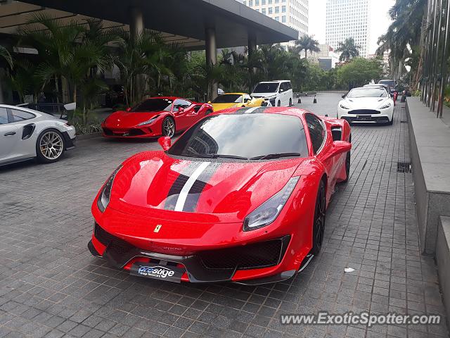 Ferrari 488 GTB spotted in Jakarta, Indonesia