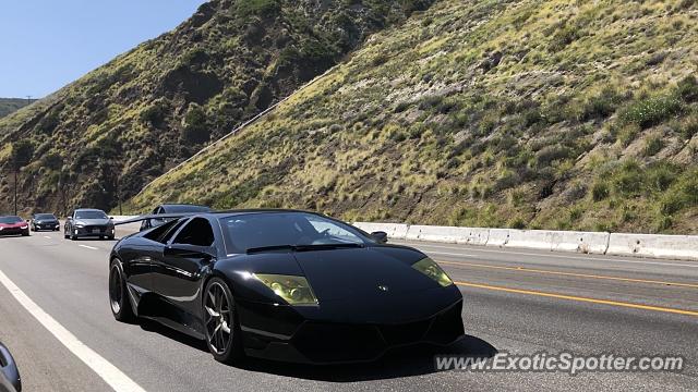 Lamborghini Murcielago spotted in Malibu, California
