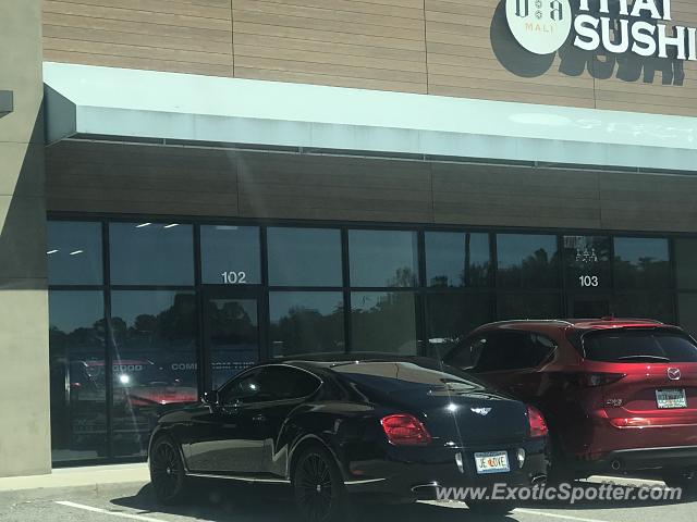 Bentley Continental spotted in Jacksonville, Florida