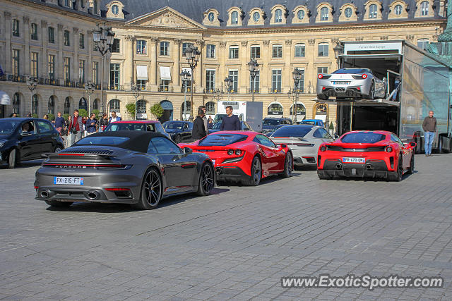 Ferrari F8 Tributo spotted in Paris, France