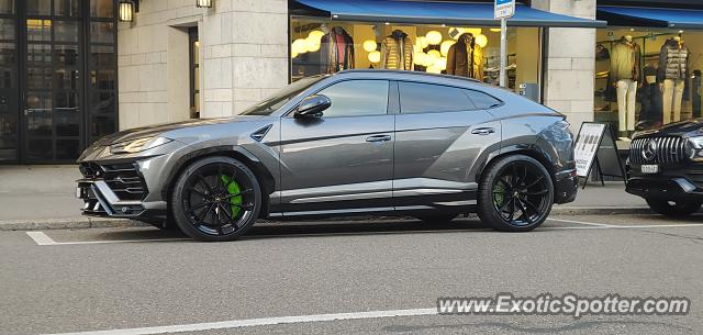 Lamborghini Urus spotted in Zurich, Switzerland