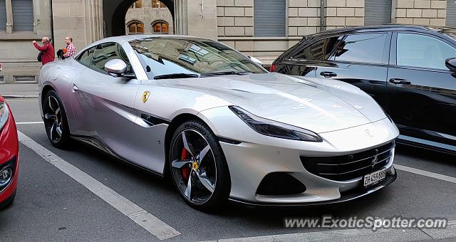 Ferrari Portofino spotted in Zurich, Switzerland