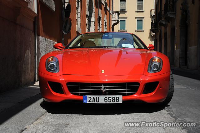 Ferrari 599GTB spotted in Verona, Italy