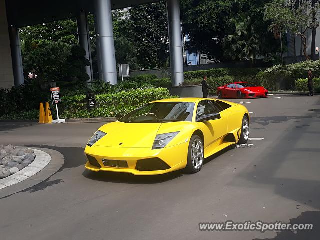 Lamborghini Murcielago spotted in Jakarta, Indonesia