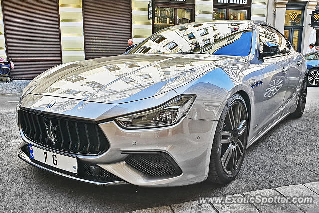 Maserati Ghibli spotted in Prague, Czech Republic