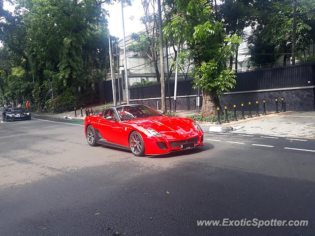 Ferrari 599GTO spotted in Jakarta, Indonesia