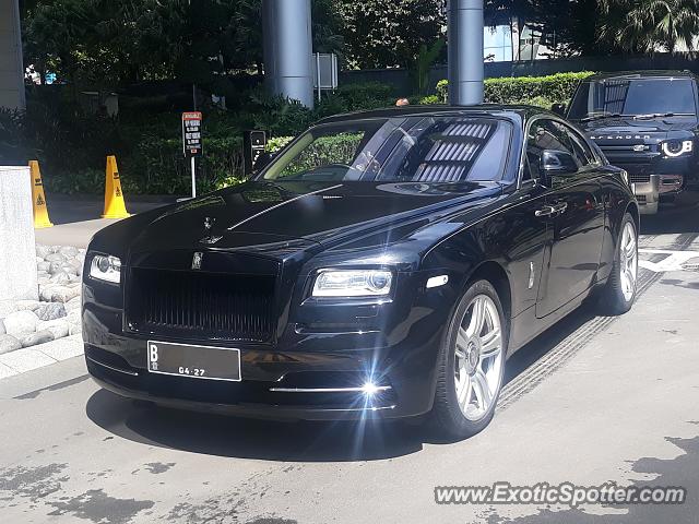 Rolls-Royce Wraith spotted in Jakarta, Indonesia