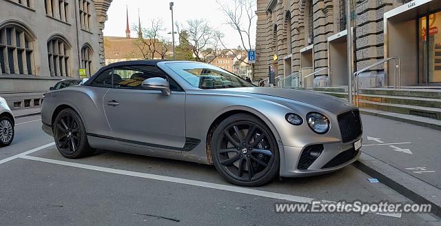 Bentley Continental spotted in Zürich, Switzerland