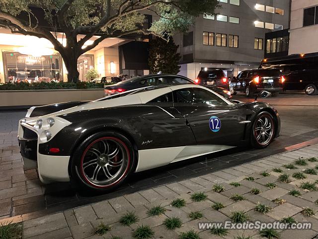 Pagani Huayra spotted in Houston, Texas