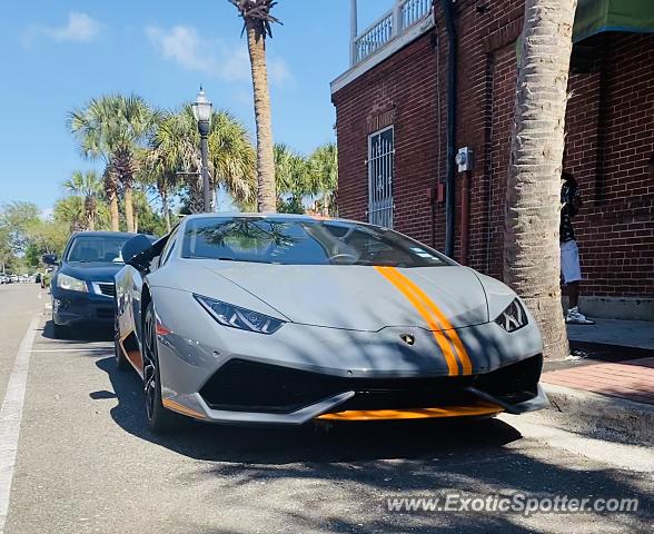 Lamborghini Huracan spotted in Amelia Island, Florida
