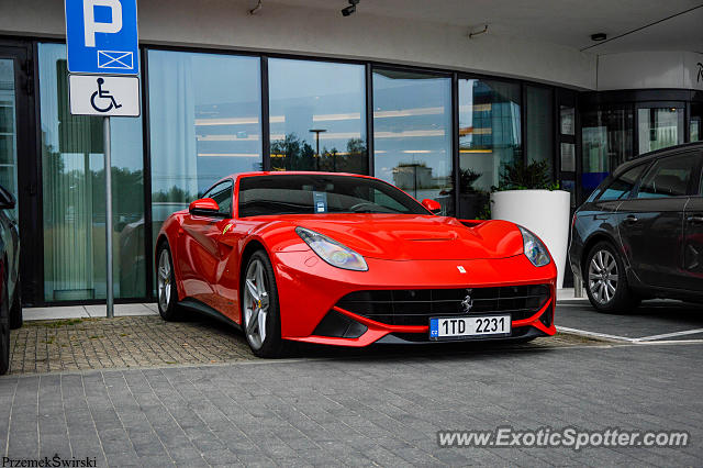 Ferrari F12 spotted in Swinoujscie, Poland
