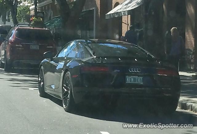 Audi R8 spotted in Woodstock, Vermont